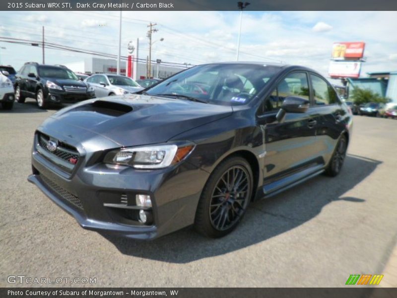 Dark Gray Metallic / Carbon Black 2015 Subaru WRX STI