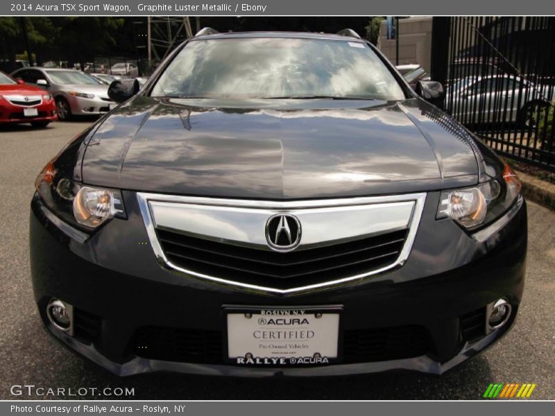 Graphite Luster Metallic / Ebony 2014 Acura TSX Sport Wagon
