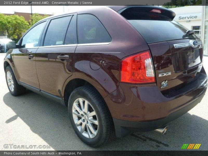 Cinnamon Metallic / Sienna 2012 Ford Edge Limited AWD