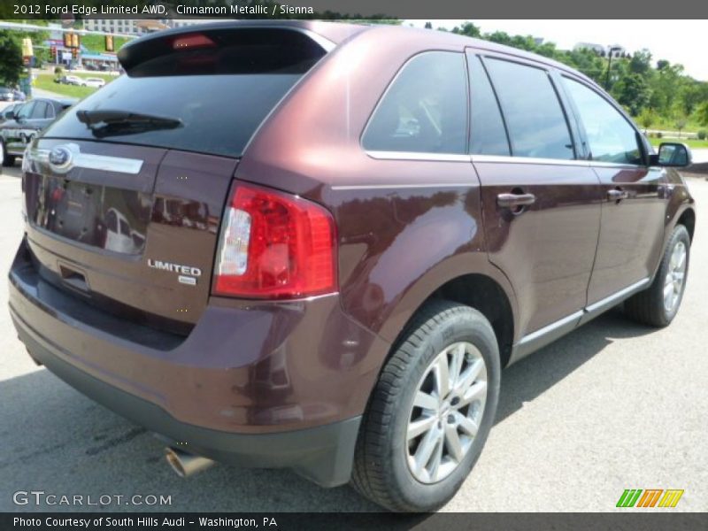 Cinnamon Metallic / Sienna 2012 Ford Edge Limited AWD