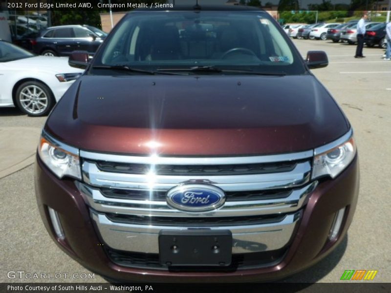 Cinnamon Metallic / Sienna 2012 Ford Edge Limited AWD