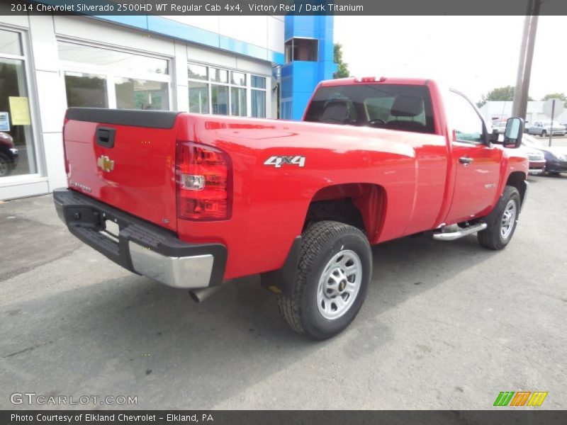 Victory Red / Dark Titanium 2014 Chevrolet Silverado 2500HD WT Regular Cab 4x4