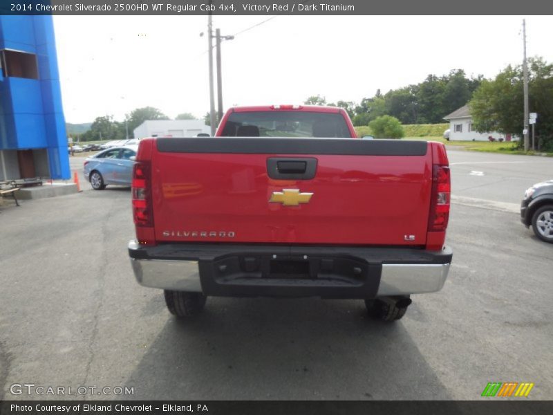 Victory Red / Dark Titanium 2014 Chevrolet Silverado 2500HD WT Regular Cab 4x4