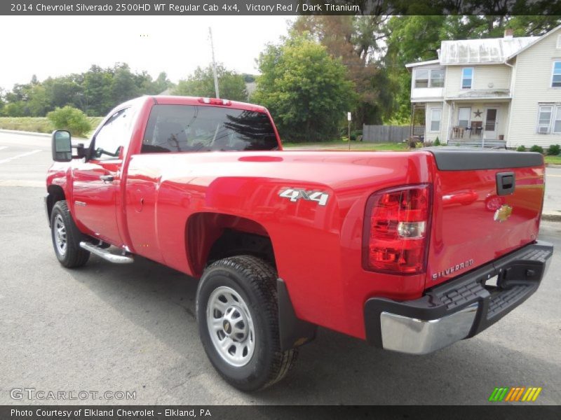 Victory Red / Dark Titanium 2014 Chevrolet Silverado 2500HD WT Regular Cab 4x4