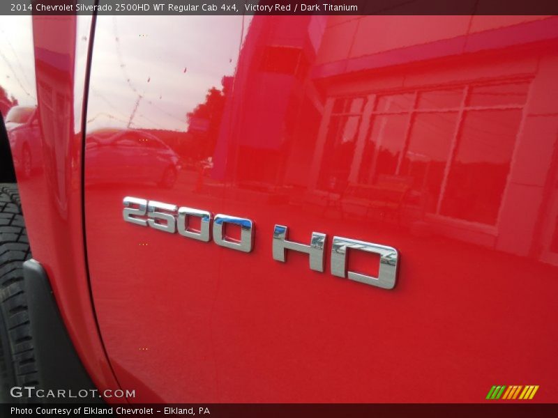 Victory Red / Dark Titanium 2014 Chevrolet Silverado 2500HD WT Regular Cab 4x4