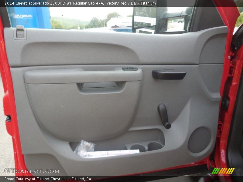 Victory Red / Dark Titanium 2014 Chevrolet Silverado 2500HD WT Regular Cab 4x4