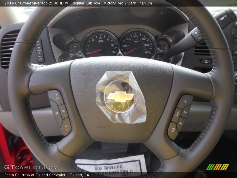 Victory Red / Dark Titanium 2014 Chevrolet Silverado 2500HD WT Regular Cab 4x4