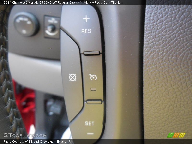 Victory Red / Dark Titanium 2014 Chevrolet Silverado 2500HD WT Regular Cab 4x4
