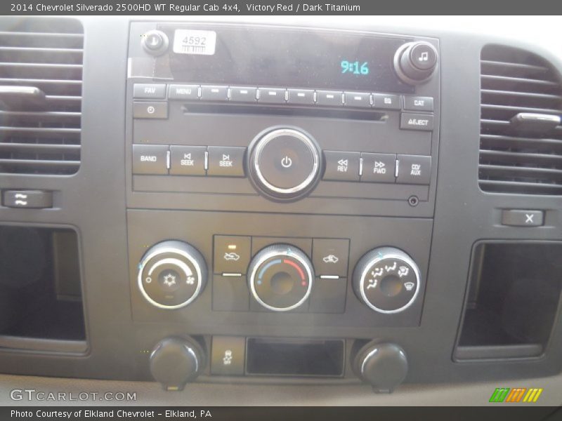 Victory Red / Dark Titanium 2014 Chevrolet Silverado 2500HD WT Regular Cab 4x4