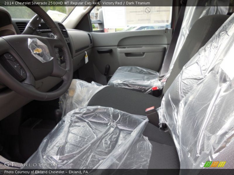 Victory Red / Dark Titanium 2014 Chevrolet Silverado 2500HD WT Regular Cab 4x4