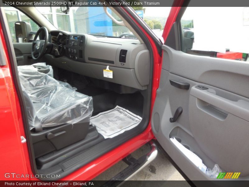 Victory Red / Dark Titanium 2014 Chevrolet Silverado 2500HD WT Regular Cab 4x4
