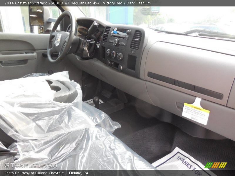 Victory Red / Dark Titanium 2014 Chevrolet Silverado 2500HD WT Regular Cab 4x4