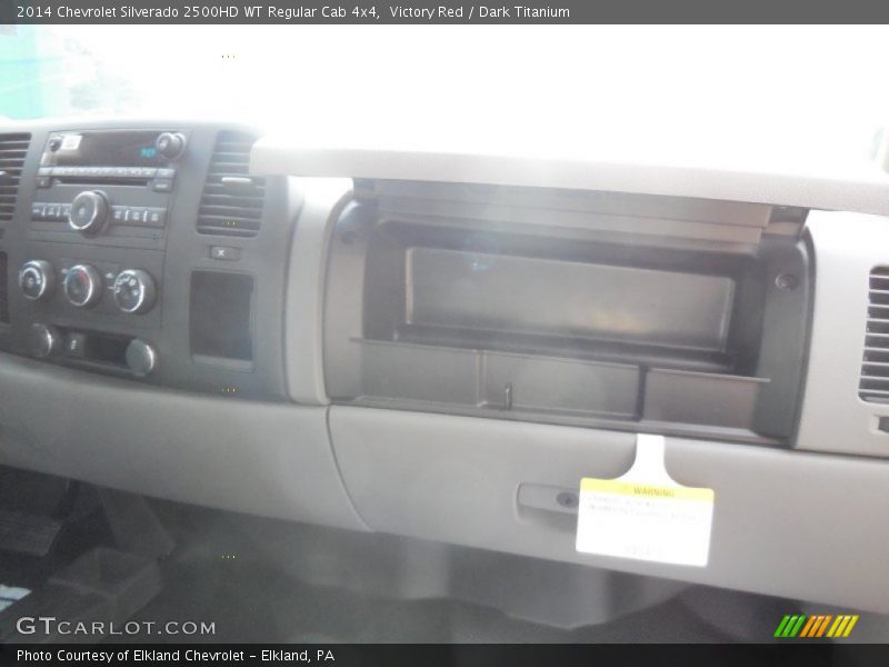 Victory Red / Dark Titanium 2014 Chevrolet Silverado 2500HD WT Regular Cab 4x4