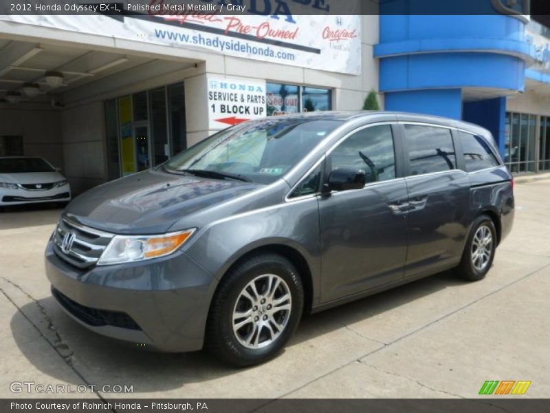 Polished Metal Metallic / Gray 2012 Honda Odyssey EX-L