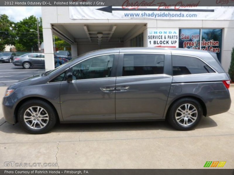Polished Metal Metallic / Gray 2012 Honda Odyssey EX-L