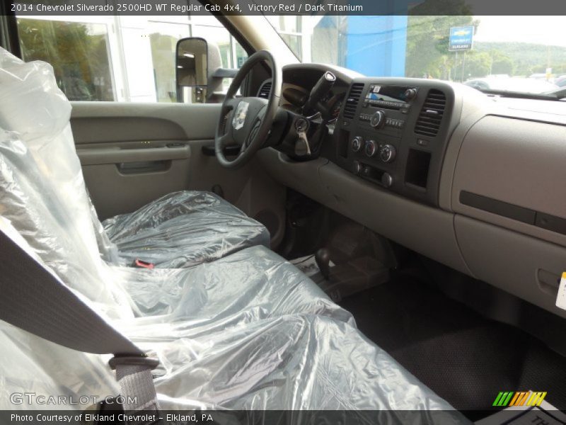 Victory Red / Dark Titanium 2014 Chevrolet Silverado 2500HD WT Regular Cab 4x4