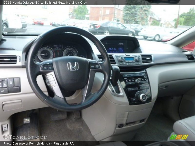 Polished Metal Metallic / Gray 2012 Honda Odyssey EX-L