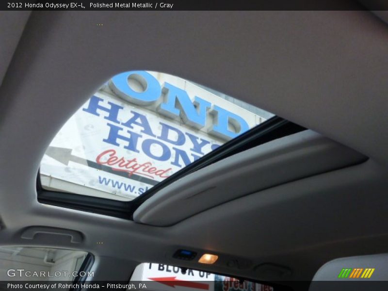 Polished Metal Metallic / Gray 2012 Honda Odyssey EX-L