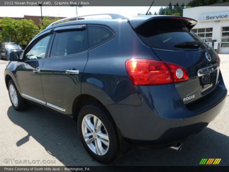 Graphite Blue / Black 2013 Nissan Rogue SV AWD