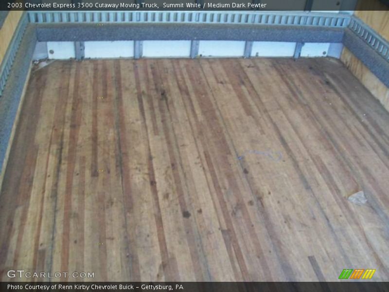 Summit White / Medium Dark Pewter 2003 Chevrolet Express 3500 Cutaway Moving Truck