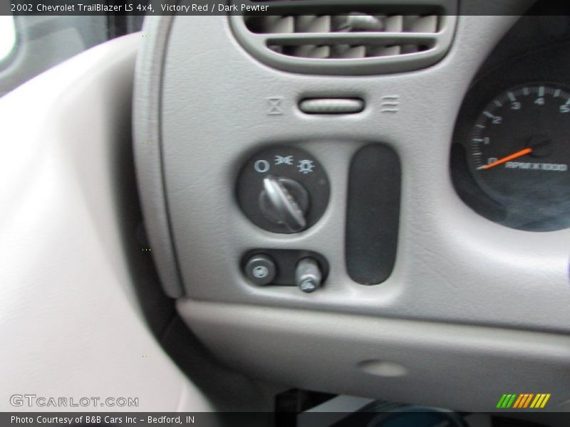 Victory Red / Dark Pewter 2002 Chevrolet TrailBlazer LS 4x4