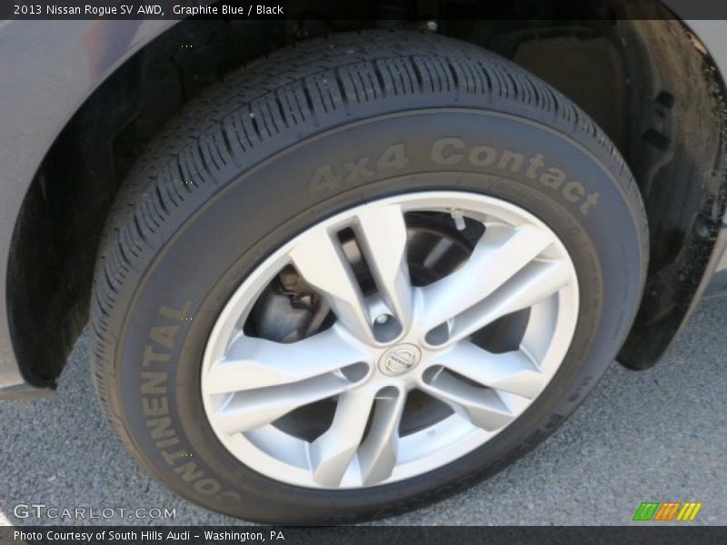 Graphite Blue / Black 2013 Nissan Rogue SV AWD