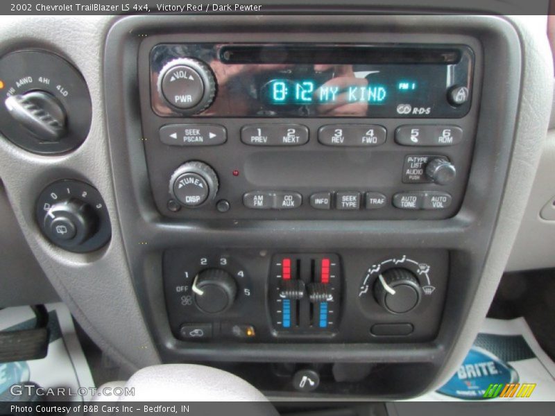 Victory Red / Dark Pewter 2002 Chevrolet TrailBlazer LS 4x4