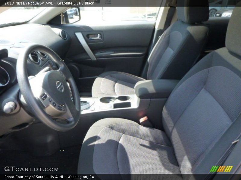 Graphite Blue / Black 2013 Nissan Rogue SV AWD
