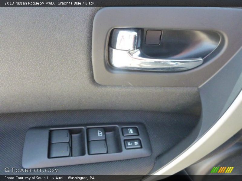 Graphite Blue / Black 2013 Nissan Rogue SV AWD