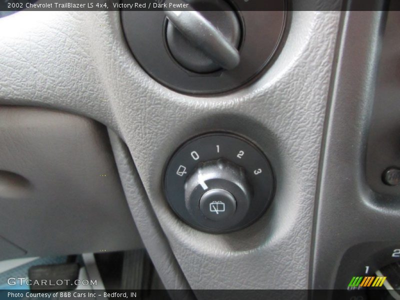 Victory Red / Dark Pewter 2002 Chevrolet TrailBlazer LS 4x4