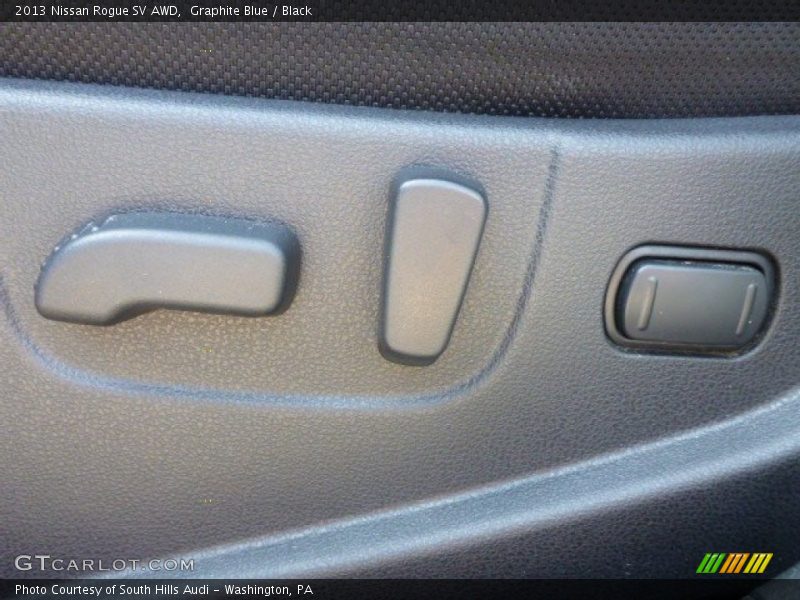 Graphite Blue / Black 2013 Nissan Rogue SV AWD