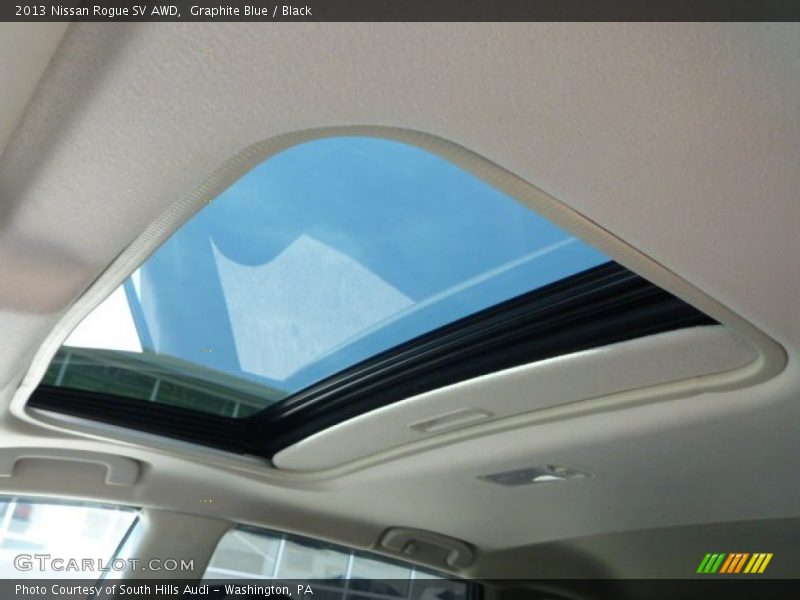 Graphite Blue / Black 2013 Nissan Rogue SV AWD