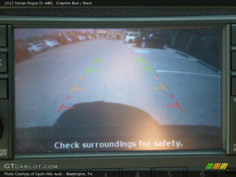 Graphite Blue / Black 2013 Nissan Rogue SV AWD