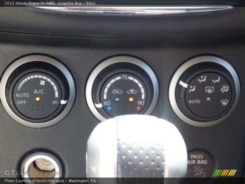 Graphite Blue / Black 2013 Nissan Rogue SV AWD