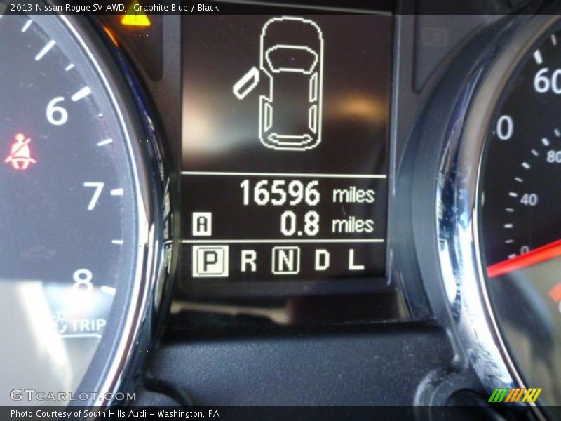 Graphite Blue / Black 2013 Nissan Rogue SV AWD