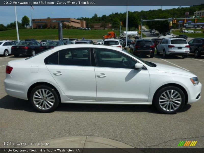 Candy White / Titan Black 2012 Volkswagen Jetta SEL Sedan