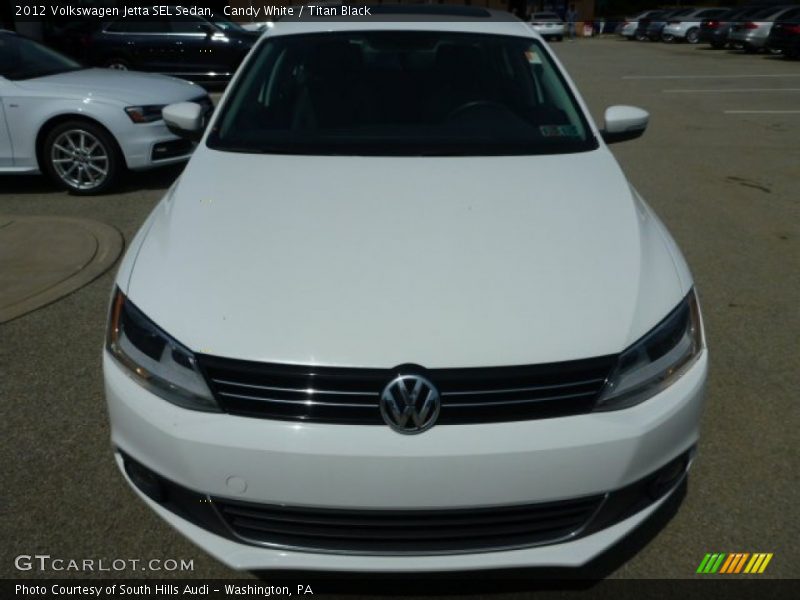 Candy White / Titan Black 2012 Volkswagen Jetta SEL Sedan