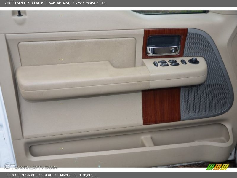 Oxford White / Tan 2005 Ford F150 Lariat SuperCab 4x4