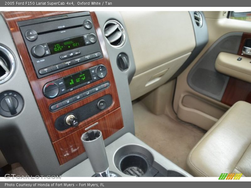Oxford White / Tan 2005 Ford F150 Lariat SuperCab 4x4