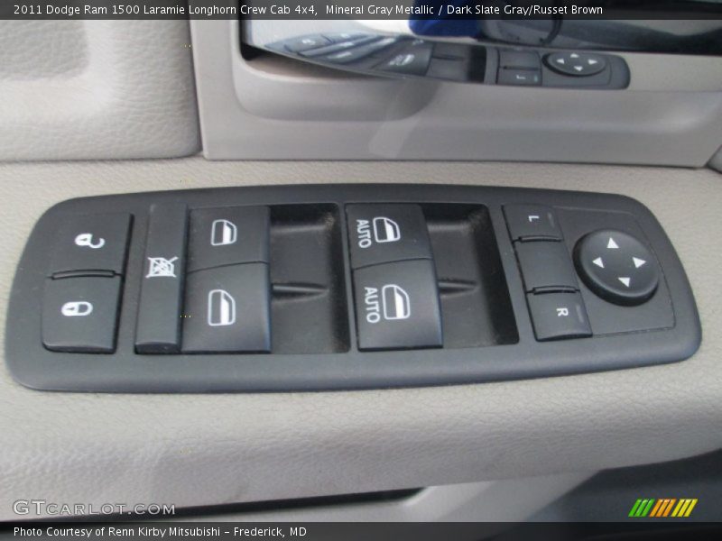 Mineral Gray Metallic / Dark Slate Gray/Russet Brown 2011 Dodge Ram 1500 Laramie Longhorn Crew Cab 4x4