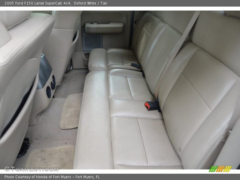 Oxford White / Tan 2005 Ford F150 Lariat SuperCab 4x4
