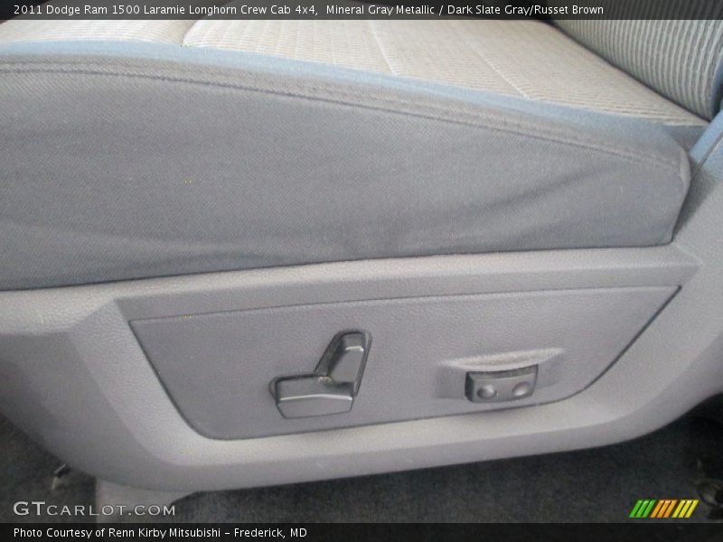 Mineral Gray Metallic / Dark Slate Gray/Russet Brown 2011 Dodge Ram 1500 Laramie Longhorn Crew Cab 4x4