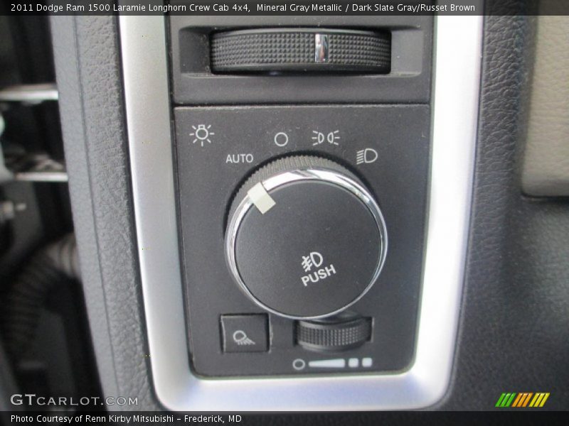 Mineral Gray Metallic / Dark Slate Gray/Russet Brown 2011 Dodge Ram 1500 Laramie Longhorn Crew Cab 4x4