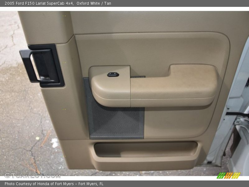 Oxford White / Tan 2005 Ford F150 Lariat SuperCab 4x4