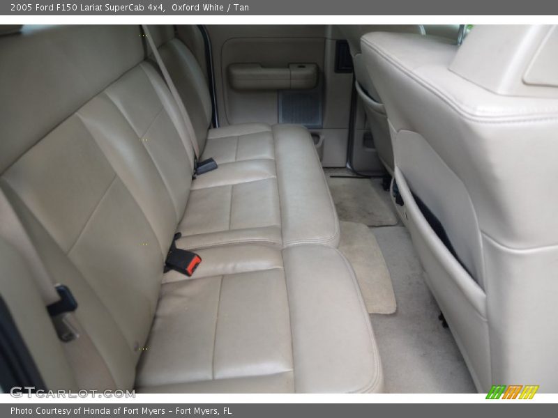 Oxford White / Tan 2005 Ford F150 Lariat SuperCab 4x4