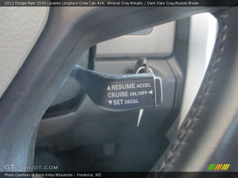 Mineral Gray Metallic / Dark Slate Gray/Russet Brown 2011 Dodge Ram 1500 Laramie Longhorn Crew Cab 4x4