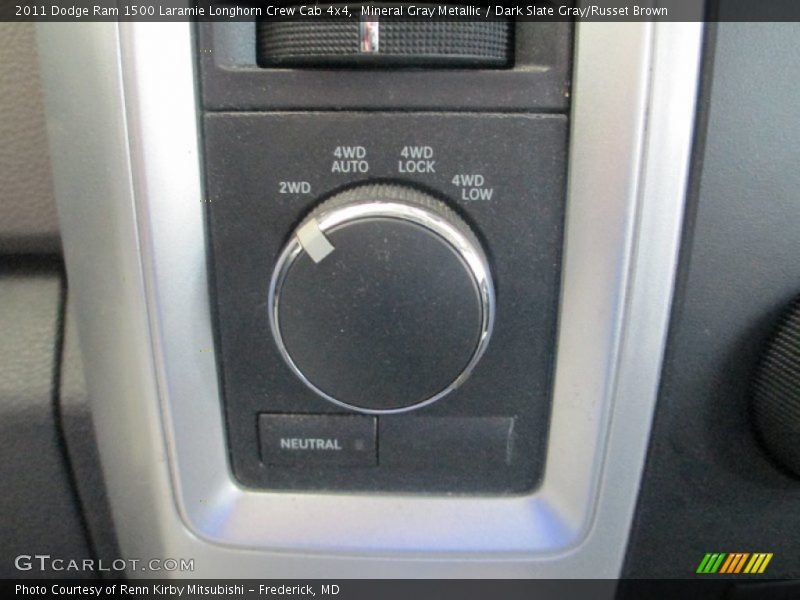Mineral Gray Metallic / Dark Slate Gray/Russet Brown 2011 Dodge Ram 1500 Laramie Longhorn Crew Cab 4x4