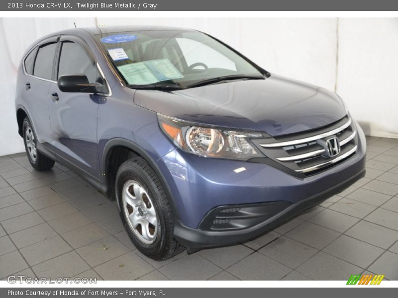 Twilight Blue Metallic / Gray 2013 Honda CR-V LX