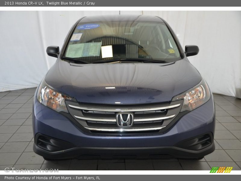 Twilight Blue Metallic / Gray 2013 Honda CR-V LX