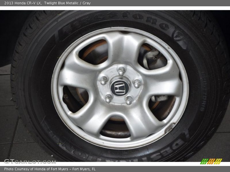 Twilight Blue Metallic / Gray 2013 Honda CR-V LX